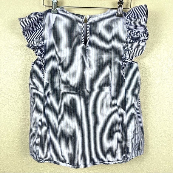 J. Marie Lyndsay Striped Floral Embroidered Top Size XS Women - Picture 7 of 15